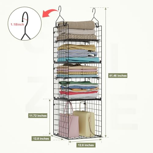 X-cosrack Hanging Closet Organizer and Storage - Image 3