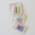 Tiny Twinkle Diaper Bag Organizing Pouches|3 Pack Mess-Proof Clear Front Travel - Image 2