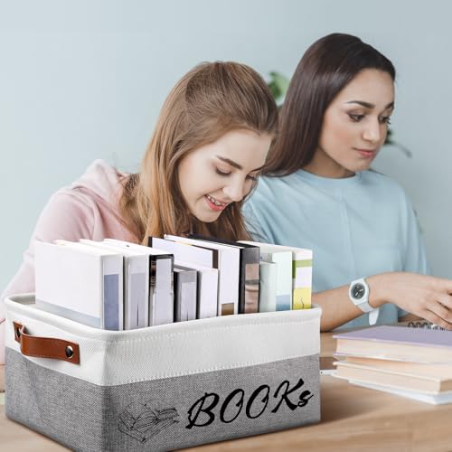 Marsui 1 Pcs TBR Basket Book Storage Bin Bookish Gifts - Image 5