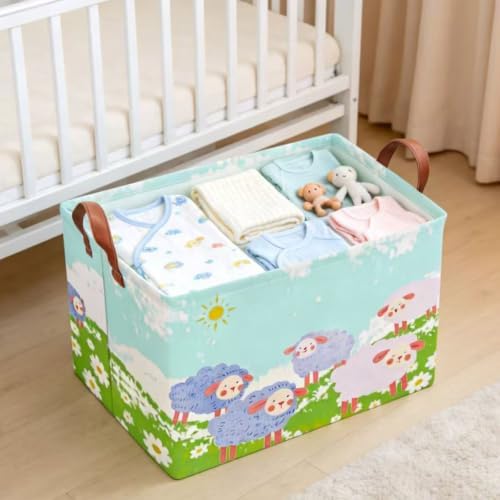 NTAOHAMPER Rectangular Storage Basket Empty, Storage Bin - Image 4