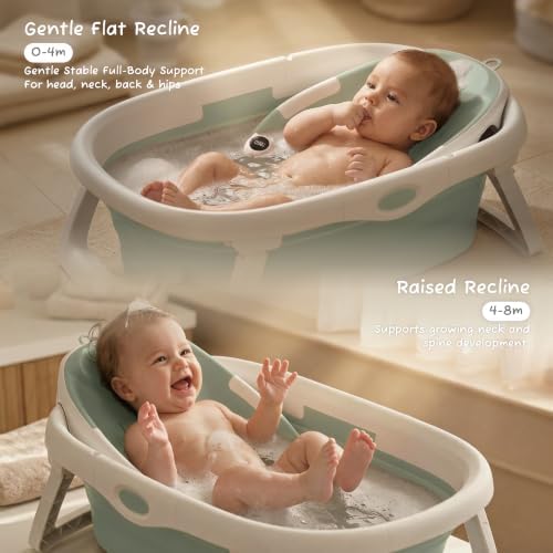 CheerTry 4-in-1 Collapsible Baby Bathtub - Image 4