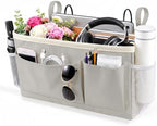 Fab totes Bedside Caddy for Dorm Bed, Bedside Storage Bag Hanging Organizer by Fabtotes