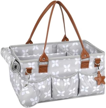 Moteph Diaper Caddy with Changing Mat, Large Baby Diaper Caddy Organizer with - Image 6