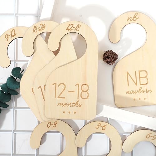 Baby Closet Dividers Wooden, Clothes Size Markers - Image 6