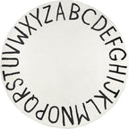 Topotdor Round ABC Area Rug, 96 Inch Soft Floor Carpet by Topotdor