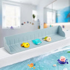 2Pack Bathtub Splash Guard for Tub, Silicone Bathtub Caddy Tray by Unknown