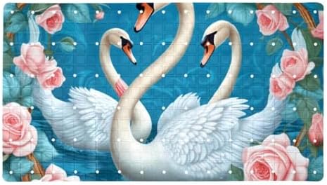 Non Slip Bathtub and Shower Mat 26.8x15.1 inch, Bath Mat by Anna+Cowper