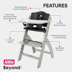 Abiie Beyond Junior Convertible Wooden High Chair - Image 2