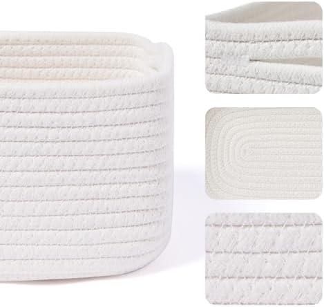 MiniArk Small Storage Baskets for Organizing | Closet Organizer Bins | Shelf - Image 2