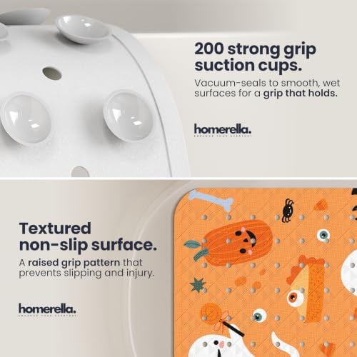 homerella Halloween Non-Slip & Anti-Mold Bathtub Mat - Image 2