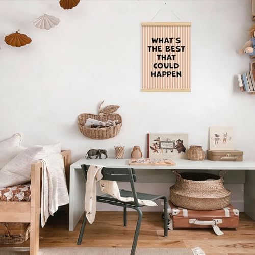 Inspirational What's the Best That Could Happen Framed Poster Wall Decor - Image 5
