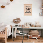 Inspirational What's the Best That Could Happen Framed Poster Wall Decor - Image 5