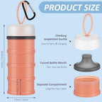 Baderke 2 Pcs Protein Powder Travel Container - Image 2