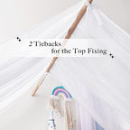 NICETOWN Kids Bed Canopy for Nursery - Image 2