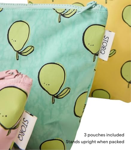 Storq Zipper Pouch 3 Piece Set Diaper Bag Organizer - Image 4