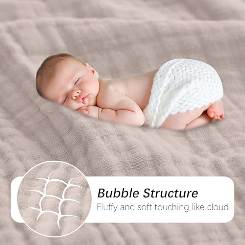 SWEET DOLPHIN Muslin Baby Bath Towels Blanket - Image 7