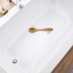 TEESHLY Bath Tub and Shower Mats, Non-Slip 39 x 16 Inch Extra Long Bathtub Mat by TEESHLY
