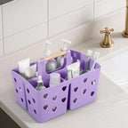 Portable Shower Caddy Plastic Shower Basket Organizer - Image 6