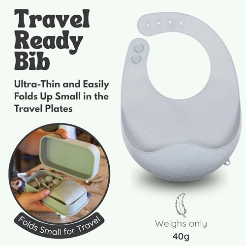 Baby Travel Feeding Set with Silicone Suction Plates - Image 5