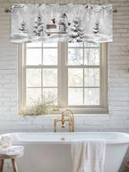 Vandarllin Winter Christmas Valance Curtains - Image 6