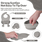 Silicone Baby Feeding Set, Miicasa Baby Led Weaning Supplies Kit - Image 2
