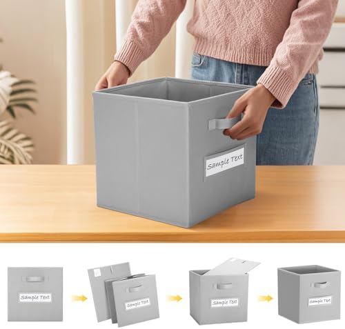 13x13 storage cube bins Foldable Fabric storage cubes - Image 4