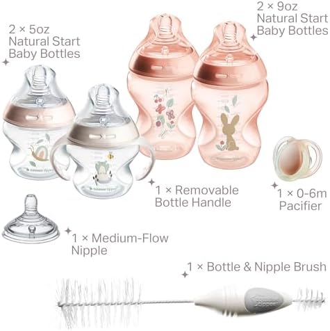 Tommee Tippee Natural Start Baby Bottle Set, 8 Pieces - Image 2