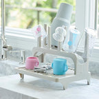 PopYum Gray Space Saving Drying Rack from 100% Recycled Bottles - Image 2