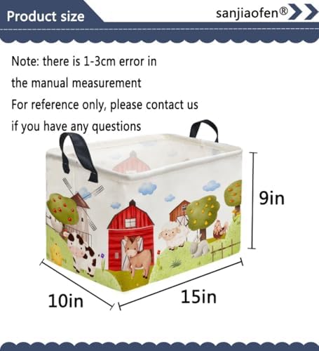 Rectangular Kids Baskets, Farm Baskets - Image 2