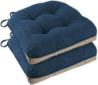 Chair Cushions for Dining Chairs Set of 2 by FlyGulls