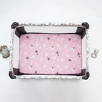 PHF 3 Pack Soft Mini Crib Sheets, Mermaid Silky Pack N Play Sheets - Image 3