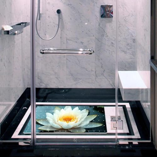 Bath Tub Shower Mat, Washable Bathtub Floor Mats, Suction Cups and Drain Holes - Image 4