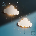 Cloud Lights - Floating Cloud Wall Lamps | Baby Nursery Cloud Night Lights by TipPerk