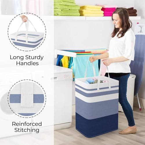StorageRight Laundry Basket Hamper Large Collapsible Laundry Hamper - Image 4