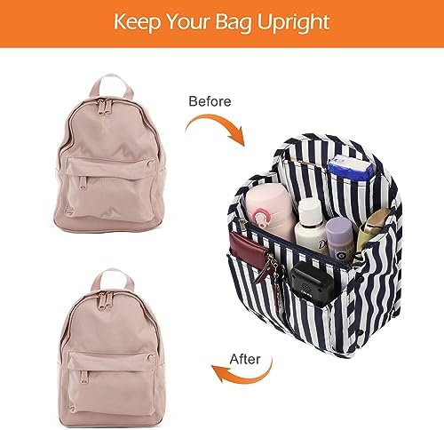 Surblue Backpack Organizer Insert Liner Hanging Travel Rucksack Purse and - Image 5