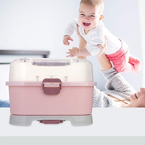 Toyvian Baby Bottle Storage Box Portable Milk Bottle Case - Image 7