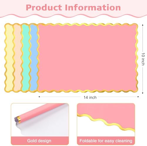 Foldtier 150 Pcs Disposable Paper Placemats Bulk 10"x14" - Image 2