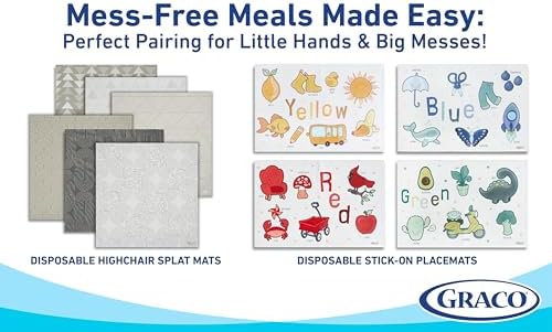 Graco Baby Disposable Splat Mats, 30 Sheets - Image 5