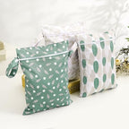 Happy Flute 3 Set Wet Bag Storage Bag Zipper Waterproof Washable - Image 4