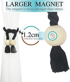 Magnetic Curtain Tiebacks Decorative Tie Back Drapes Holdbacks Nieffeiy - Image 4