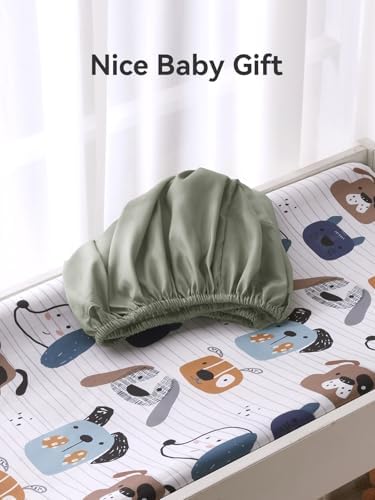 TILLYOU Changing Pad Cover Set in Soft Jersey Material - Image 5