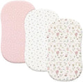 PHF 3 Pack Soft Bassinet Sheets, Floral & Animal Breathable Comfy Cradle Sheets by PHF