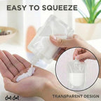 Travel Pouches for Toiletries, 13 Pack TSA Approved Refillable Travel Liquid - Image 4