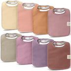 KeaBabies 8-Pack Organic Baby Bibs by KeaBabies