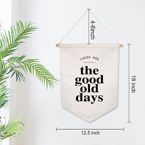 These Are The Good Old Days Hanging Banner, Wall Flag Sign, Over The Bed Wall - Image 6