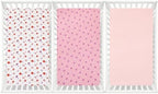 david's kids 3 Pack Fitted Crib Sheets, Ultra Soft Breathable Comfortable Baby - Image 7