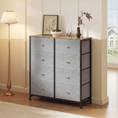 Sweetcrispy 8 Drawer Dresser for Bedroom, Organizer Storage Drawers - Image 2