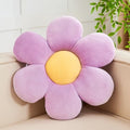 Kcvvcr Purple Flower Pillow, 14.9" Cute Flower Shaped Floor Pillow, Aesthetic by Kcvvcr