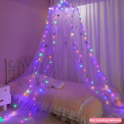 FIOBEE Bed Canopy for Girls Room - Image 2
