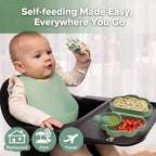 Haakaa Silicone Baby Travel Feeding Set - Image 2